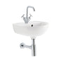 Lavamani 40 Geberit Colibrì 40 cm monoforo sospeso bianco lucido