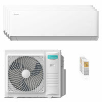 Condizionatore Hisense Uni HB quadri split 9000+9000+12000+18000 BTU inverter A++ wifi unità esterna 10 kW
