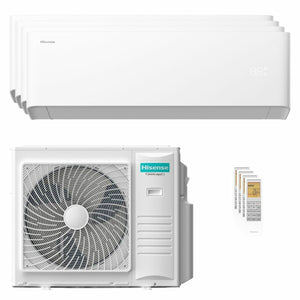 Condizionatore Hisense Uni HB quadri split 9000+9000+12000+12000 BTU inverter A++ wifi unità esterna
