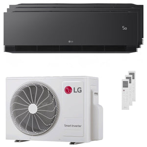 Condizionatore LG ARTCOOL Black AI trial split 9000+9000+12000 BTU inverter A+++ wifi unità