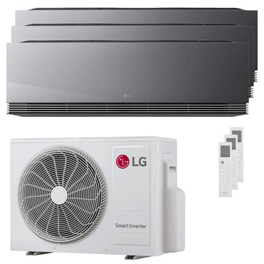 Condizionatore LG ARTCOOL Mirror AI trial split 9000+9000+12000 BTU inverter A+++ wifi unità esterna 5.3 kW