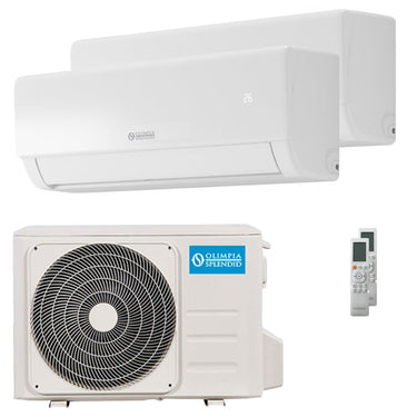 Condizionatore Olimpia Splendid Nexya S5 E Inverter dual split 12000+18000 BTU inverter A++ wifi unità esterna 5.3 kW