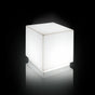 Cubo luminoso da giardino Arkema Iris SL  in resina LLDPE con pannello fotovoltaico