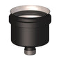 Tappo scarico condensa diam. 80 mm per scarico fumi stufa a pellet e caldaia a pellet