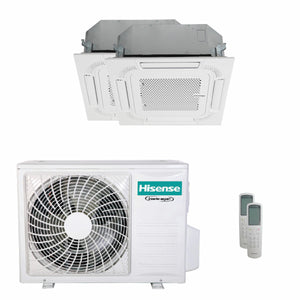 Condizionatore Hisense Cassetta ACT dual split 12000+18000 BTU inverter A++  unità esterna 5.5 kW