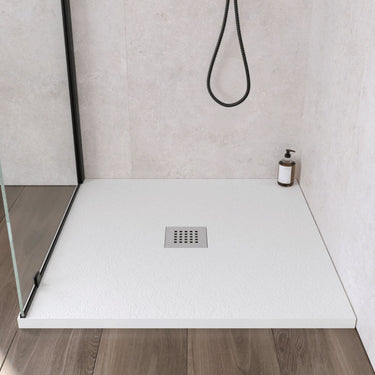 Piatto doccia Ercos Stone 800x800 Quadrato Bianco Opaco