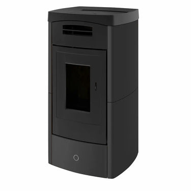 Stufa a pellet EK63 DAILY130++ - gruppo Edilkamin - 12,5 kW ad aria canalizzata Tortora EK63