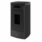 Stufa a pellet EK63 DAILY130++ - gruppo Edilkamin - 12,5 kW ad aria canalizzata Bordeaux EK63