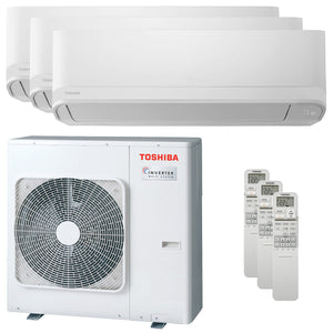 Condizionatore Toshiba Seiya Smart trial split 9000+9000+12000 BTU inverter A+++ wifi unità esterna