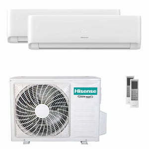 Condizionatore Hisense EcoSense dual split 18000+24000 BTU inverter A++ wifi unità esterna 10 kW