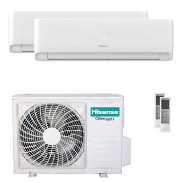 Condizionatore Hisense EcoSense dual split 18000+24000 BTU inverter A++ wifi unità esterna 10 kW