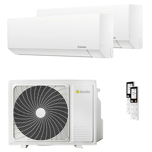 Condizionatore Beretta BREVA E dual split 9000+12000 BTU inverter A++  unità esterna 5 kW