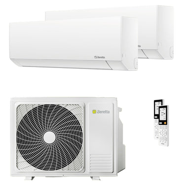 Condizionatore Beretta BREVA E dual split 9000+12000 BTU inverter A++  unità esterna 5 kW