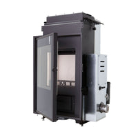 Termocamino policombustibile Girolami TI 14 verticale - 15 kW