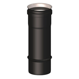 Elemento dritto M/F diam. 80 mm lunghezza 250 mm scarico fumi stufa a pellet e caldaia a pellet