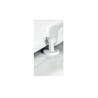 Sedile copriwater Geberit Selnova con cerniere in materiale sintetico e fissaggio dal basso