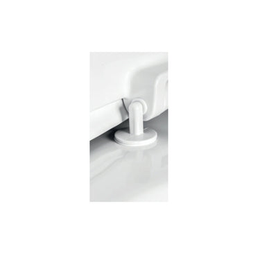 Sedile copriwater Geberit Selnova con cerniere in materiale sintetico e fissaggio dal basso