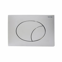 Placca Bampi FLOW satinata con doppio tasto