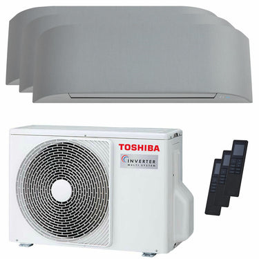 Condizionatore Toshiba Haori trial split 7000+7000+16000 BTU inverter A+++ wifi unità esterna 5.2 kW