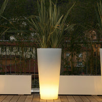 Vaso luminoso Arkema Tondo 102 SL in resina LLDPE rotondo 102 cm