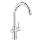 Depuratore acqua Grohe Blue Home Miscelatore lavello cucina + frigo e filtro