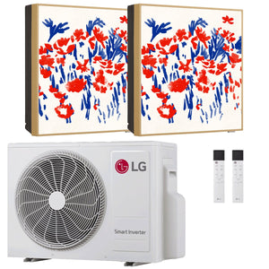 Condizionatore LG ARTCOOL Gallery PHOTO dual split 12000+12000 BTU inverter A+++ wifi unità