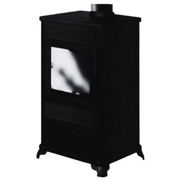 Stufa a legna FANCY EVO EK63 - Gruppo Edilkamin 11 kW ad aria Tortora EK63