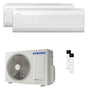 Condizionatore Samsung Windfree Elite S2 dual split 7000+7000 BTU inverter A+++ wifi unità esterna 4 kW