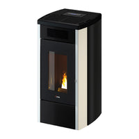 Stufa a pellet Cadel Atena Plus 14 ad aria canalizzata 14 kW - WiFi BIANCO