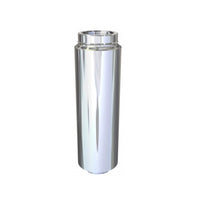 Attraversamento a tetto inox ventilato diam. 180 mm scarico fumi stufa a pellet e caldaia a pellet