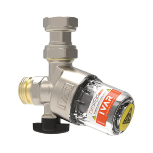 Defangatore magnetico IVAR DirtSTOP MINI sottocaldaia ultracompatto con filtro 3/4"