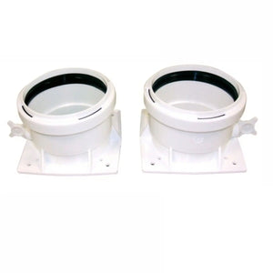 Kit sdoppiato scarico fumi tubi separati 80/80 sdoppiatore per caldaia Ferroli a condensazione