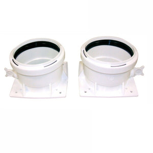 Kit sdoppiato scarico fumi tubi separati 80/80 sdoppiatore per caldaia Ferroli a condensazione