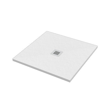 Piatto doccia Ercos Stone 900x900 Quadrato Bianco Opaco