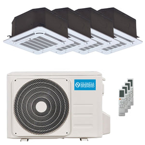 Condizionatore Olimpia Splendid Nexya S6 E Cassette quadri split 9000+9000+9000+9000 BTU inverter A+