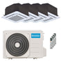 Condizionatore Olimpia Splendid Nexya S6 E Cassette quadri split 9000+9000+9000+12000 BTU inverter A++  unità esterna 8.2 kW