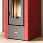 Stufa a pellet Cadel Cristal 6 ad aria 5,5 kW - WiFi ROSSO