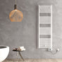Termoarredo scaldasalviette elettrico Cordivari Lisa 22 500x1385 in acciaio Bianco 700 W