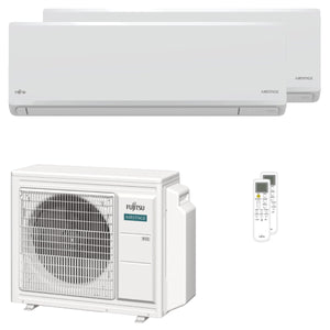 Condizionatore Fujitsu Serie KN WiFi dual split 12000+12000 BTU inverter A++ wifi unità