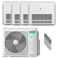 Condizionatore Hisense Console AKT quadri split 9000+9000+9000+18000 BTU inverter A++  unità esterna 10 kW