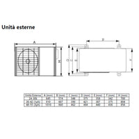 Condizionatore TCL Cassetta 4 vie Serie S Standard 60000 BTU R32 Inverter WiFi A++/A+