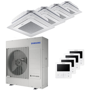 Condizionatore Samsung Cassetta Windfree 4 vie quadri split 9000+12000+12000+12000 BTU inverter A++ 