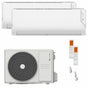 Condizionatore Clivet Cristallo 2 dual split 9000+12000 BTU inverter A+ wifi unità esterna 5.3 kW
