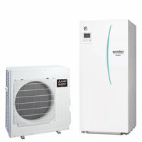 Pompa di calore aria acqua Mitsubishi Electric Ecodan 7,5 kW splittata con Hydrotank 170 lt R32 Inverter A++