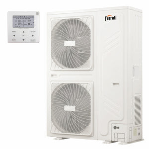 Pompa di calore aria acqua Ferroli Omnia M 3.2 26 kW Monoblocco Trifase Inverter R32 A+