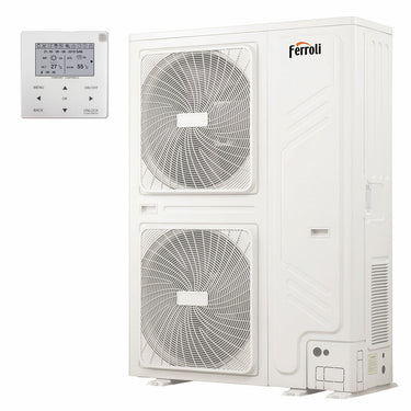 Pompa di calore aria acqua Ferroli Omnia M 3.2 26 kW Monoblocco Trifase Inverter R32 A+