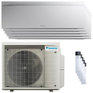 Condizionatore Daikin Emura 3 penta split 7000+9000+9000+9000+18000 BTU inverter A++ wifi unità este