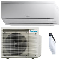 Condizionatore Daikin Emura 3 penta split 7000+9000+9000+12000+18000 BTU inverter A++ wifi unità esterna 7.8 kW Bianco