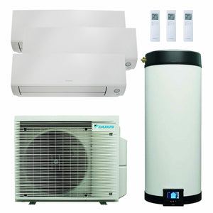 Daikin Multi+ sistema di condizionamento trial split e acqua calda sanitaria - Unità