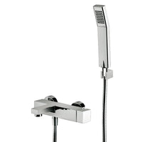 Miscelatore vasca con set doccia Paffoni EL026 con deviatore 